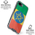 Ethiopia Flag Distressed iPhone 16e Clear Case
