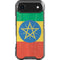 Ethiopia Flag Distressed iPhone 17 Air Clear Case