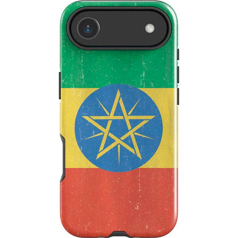 Ethiopia Flag Distressed iPhone 17 Air Impact Case