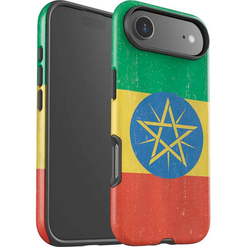 Ethiopia Flag Distressed iPhone 17 Air Impact Case
