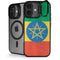 Ethiopia Flag Distressed iPhone 17 Kickstand Case