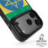 Ethiopia Flag Distressed iPhone 17 Pro Max Kickstand Case