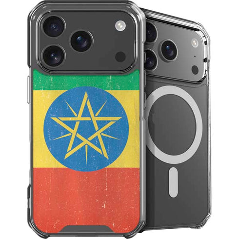 Ethiopia Flag Distressed iPhone 18 Pro Max MagSafe Case