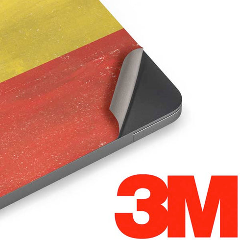 Ethiopia Flag Distressed Apple MacBook Air Skin