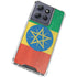 Ethiopia Flag Distressed Moto G 5G (2025) Clear Case