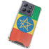 Ethiopia Flag Distressed Moto G Play 5G (2025) Clear Case