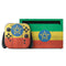 Ethiopia Flag Distressed Nintendo Skins