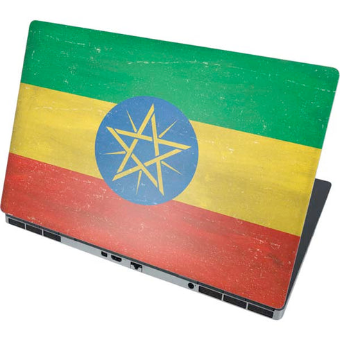 Ethiopia Flag Distressed Dell Precision Skin
