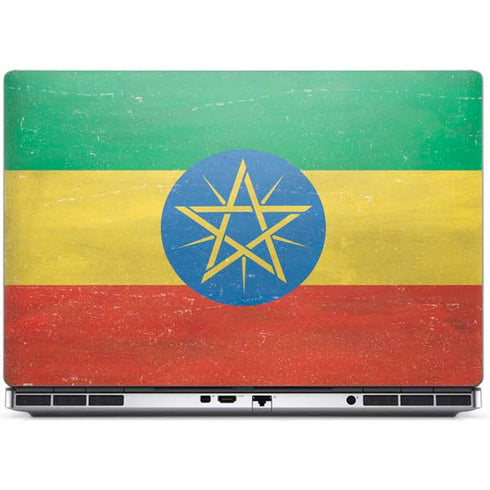 Ethiopia Flag Distressed Dell Precision Skin