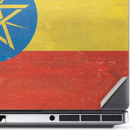 Ethiopia Flag Distressed Dell Precision Skin