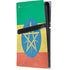 Ethiopia Flag Distressed PS5 Pro Console Skin
