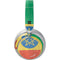 Ethiopia Flag Distressed Surface Headphones Skin