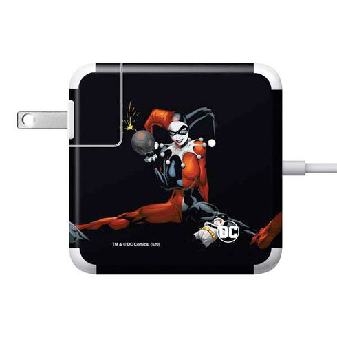 DC Comics Harley Quinn Playfull Pose 85W Power Adapter (15 and 17 inch MacBook Pro Charger) Skin