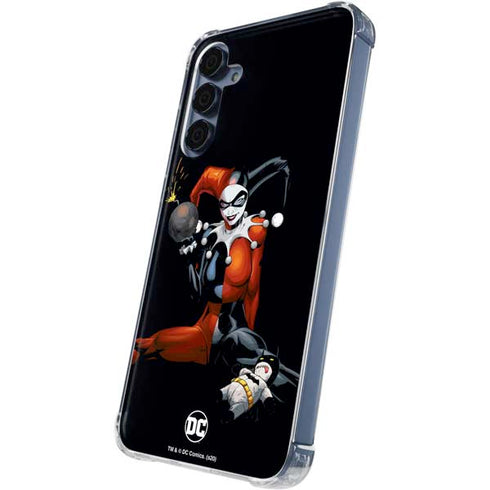 DC Comics Harley Quinn Playfull Pose Galaxy A35 5G Clear Case