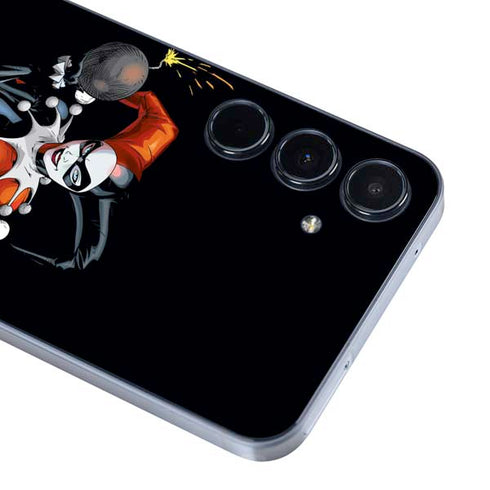DC Comics Harley Quinn Playfull Pose Galaxy A35 5G Skin