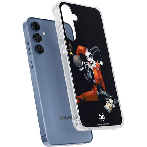 DC Comics Harley Quinn Playfull Pose Galaxy A55 5G Clear Case