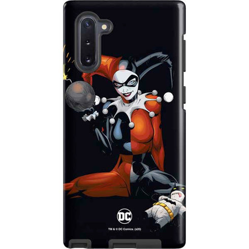 DC Comics Harley Quinn Playfull Pose Galaxy Cases