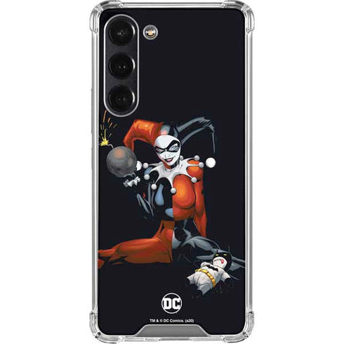DC Comics Harley Quinn Playfull Pose Galaxy S24 FE Clear Case