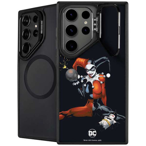 DC Comics Harley Quinn Playfull Pose Galaxy S24 Ultra Kickstand Case