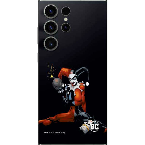 DC Comics Harley Quinn Playfull Pose Galaxy S25 Ultra Skin