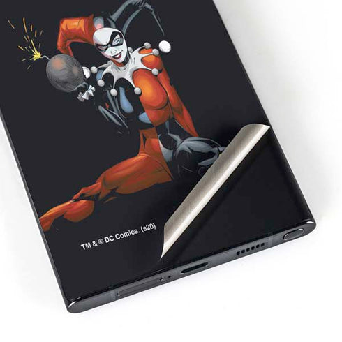 DC Comics Harley Quinn Playfull Pose Galaxy S25 Ultra Skin