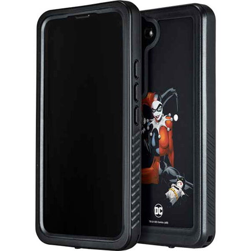 DC Comics Harley Quinn Playfull Pose Galaxy S24 Waterproof Case