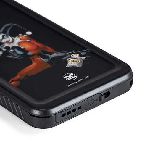 DC Comics Harley Quinn Playfull Pose Galaxy S24 Waterproof Case