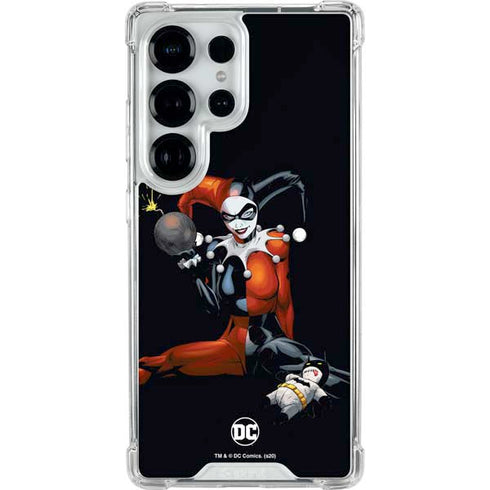 DC Comics Harley Quinn Playfull Pose Galaxy S26 Ultra Clear Case