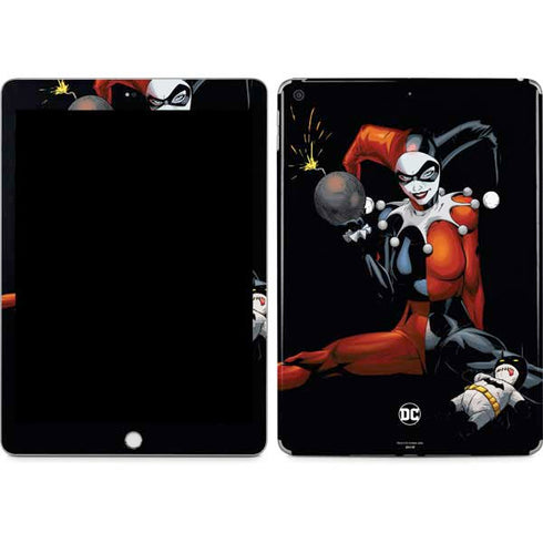 DC Comics Harley Quinn Playfull Pose Apple iPad Skin
