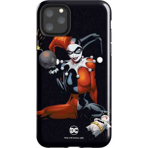 DC Comics Harley Quinn Playfull Pose iPhone Cases