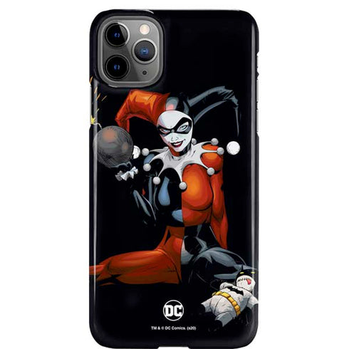DC Comics Harley Quinn Playfull Pose iPhone Cases