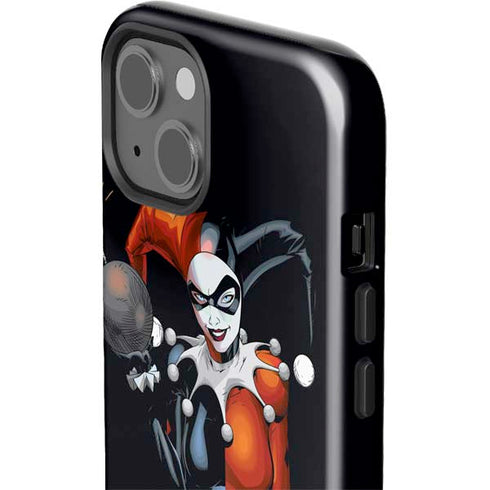 DC Comics Harley Quinn Playfull Pose iPhone 15 Impact Case