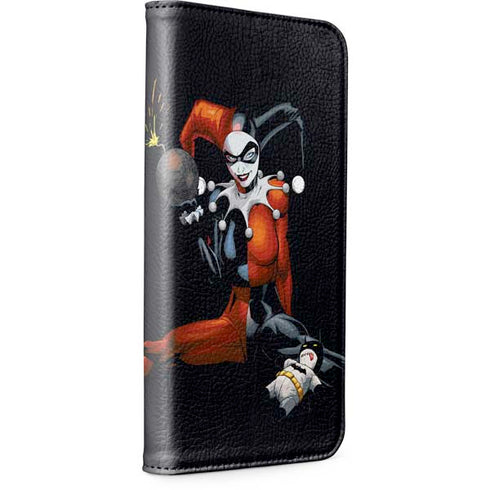 DC Comics Harley Quinn Playfull Pose iPhone 15 Plus Folio Case