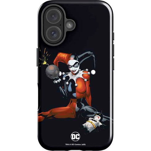 DC Comics Harley Quinn Playfull Pose iPhone 16 Impact Case