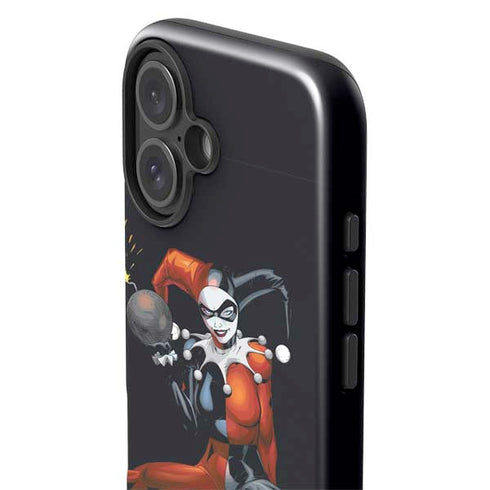 DC Comics Harley Quinn Playfull Pose iPhone 16 Impact Case