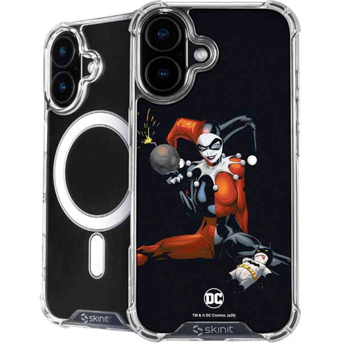 DC Comics Harley Quinn Playfull Pose iPhone 16 MagSafe Case