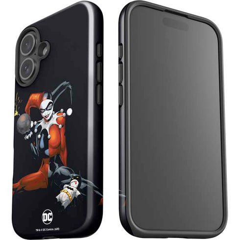 DC Comics Harley Quinn Playfull Pose iPhone 16 Plus Impact Case