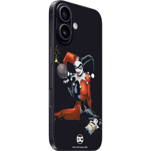 DC Comics Harley Quinn Playfull Pose iPhone 16 Plus Skin