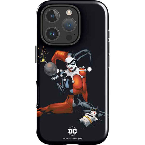 DC Comics Harley Quinn Playfull Pose iPhone 16 Pro Impact Case