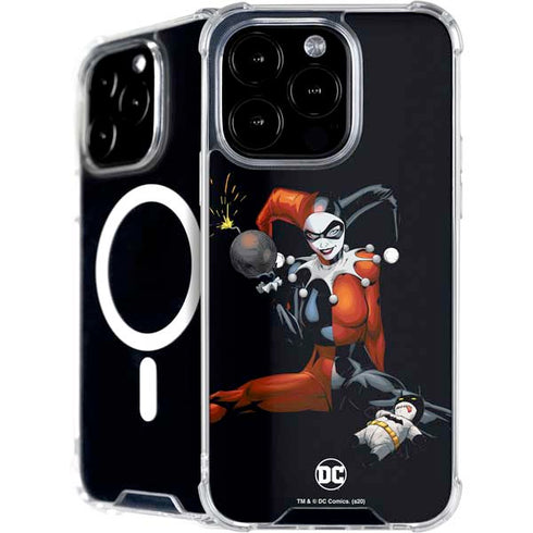 DC Comics Harley Quinn Playfull Pose iPhone 16 Pro MagSafe Case
