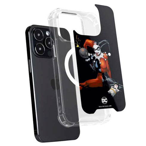 DC Comics Harley Quinn Playfull Pose iPhone 16 Pro MagSafe Case