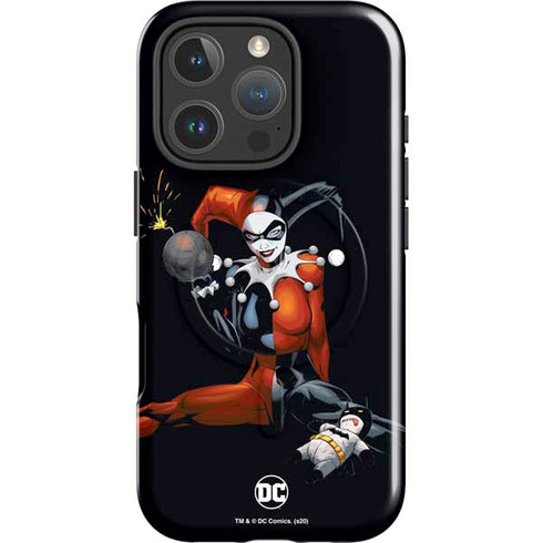 DC Comics Harley Quinn Playfull Pose iPhone 16 Pro Magsafe Impact Case