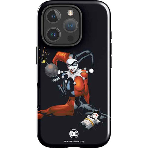 DC Comics Harley Quinn Playfull Pose iPhone 16 Pro Max Impact Case