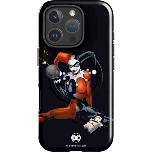 DC Comics Harley Quinn Playfull Pose iPhone 16 Pro Max Magsafe Impact Case
