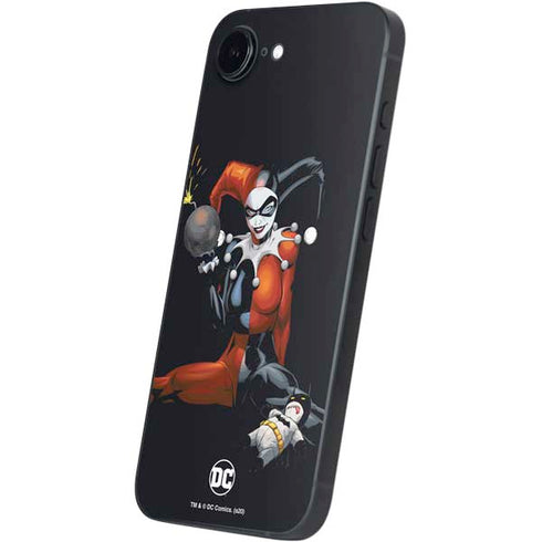 DC Comics Harley Quinn Playfull Pose iPhone 16e Skin