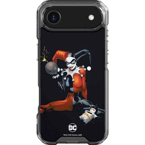 DC Comics Harley Quinn Playfull Pose iPhone 17 Air Clear Case
