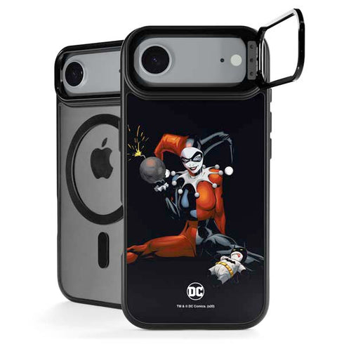 DC Comics Harley Quinn Playfull Pose iPhone 17 Air Kickstand Case
