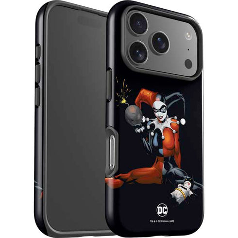 DC Comics Harley Quinn Playfull Pose iPhone 17 Pro Impact Case