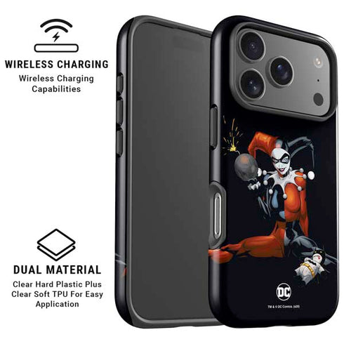 DC Comics Harley Quinn Playfull Pose iPhone 17 Pro Max Magsafe Impact Case