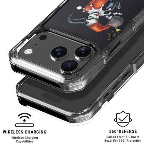 DC Comics Harley Quinn Playfull Pose iPhone 18 Pro Clear Case